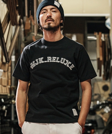 【wjk reluxe】college arch logo print short sleeve tee Tシャツ(WR25S-25) | wjk reluxe | 03