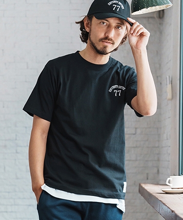 【seventy seven(セブンティセブン)】middle onz S-S high end t-shirts (77arch) Tシャツ(7725S090) | seventy seven | 03