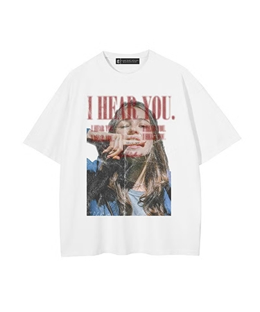 【A Good Bad Influence(ア グッド バッド インフルエンス)】I HEAR YOU Tシャツ(AGBI-26SS-T03)の画像