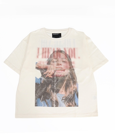 【A Good Bad Influence(ア グッド バッド インフルエンス)】I HEAR YOU Tシャツ(AGBI-26SS-T03)の画像
