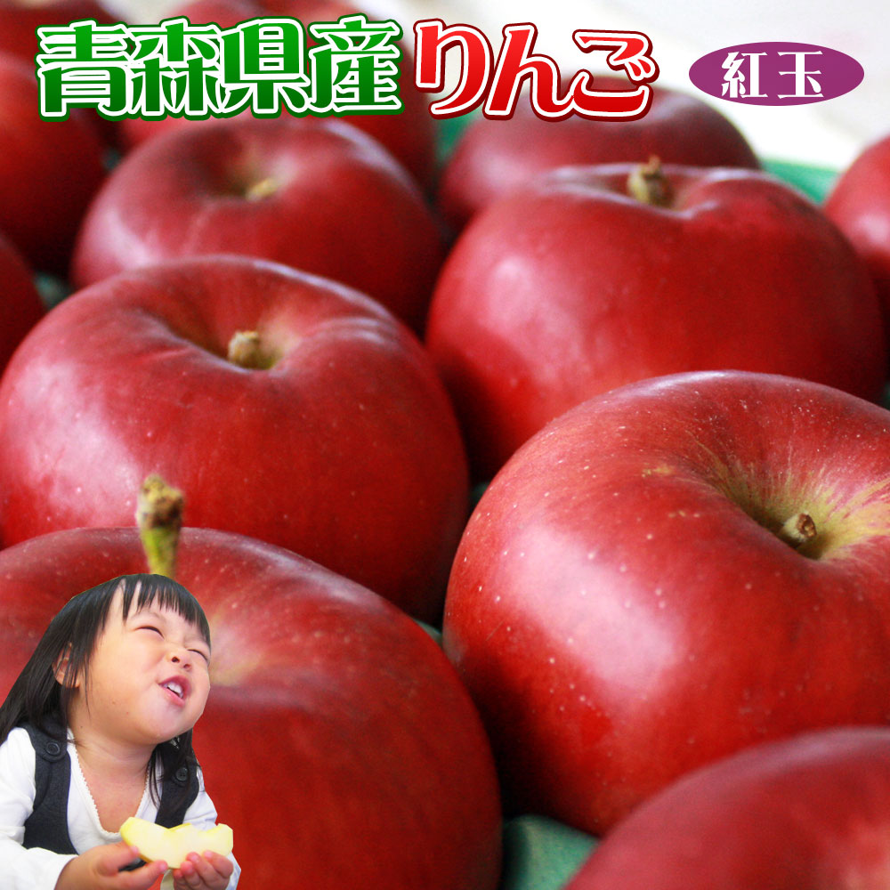青森県産りんご 紅玉 ファーム9kg以上】26-56玉 家庭用 送料無料 