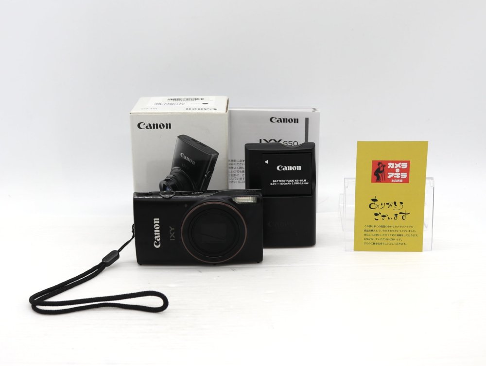 Canon コンパクトデジタルカメラ IXY 650 ブラック 光学12倍ズーム/Wi