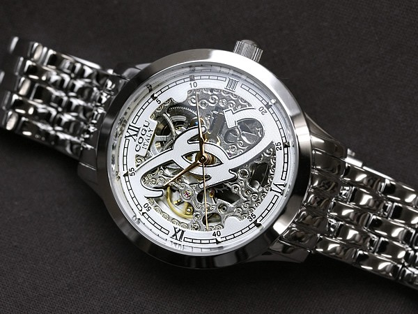 自動巻き腕時計/スケルトン/COGU/コグ/自動巻き/腕時計 :3000m:腕時計 財布 バッグのCAMERON - 通販 - Yahoo