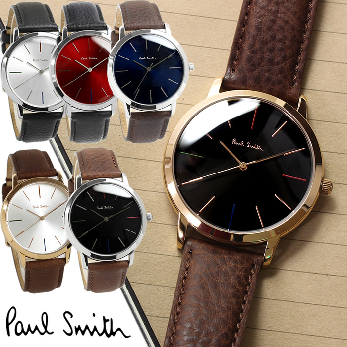 エントリーでP5倍 ポールスミス Paul Smith 腕時計 メンズ 革ベルト MA 41mm ブランド 人気 流行 :ps03:腕時計