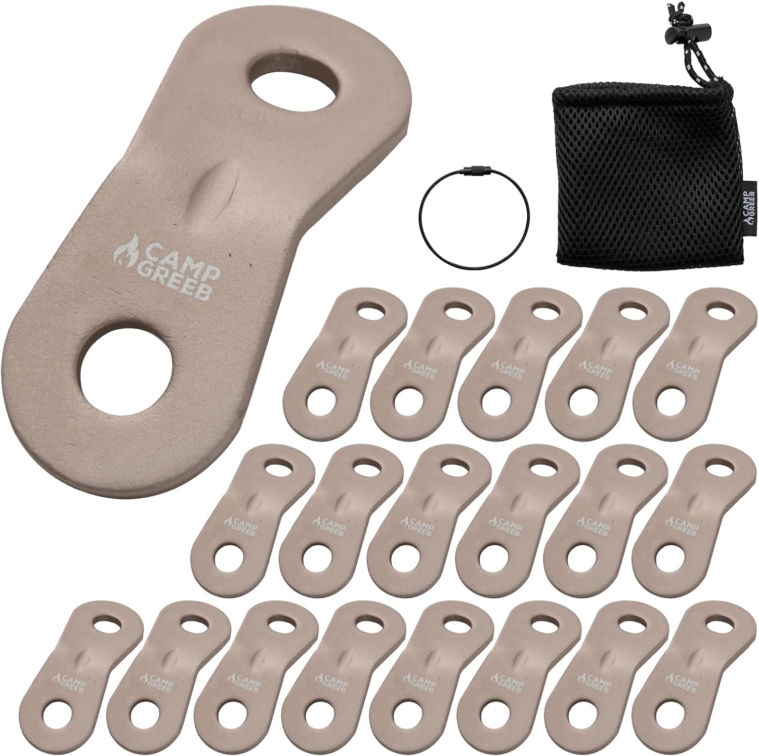 CAMP GREEB（キャンプグリーブ） 正規品 自在金具 20個セット