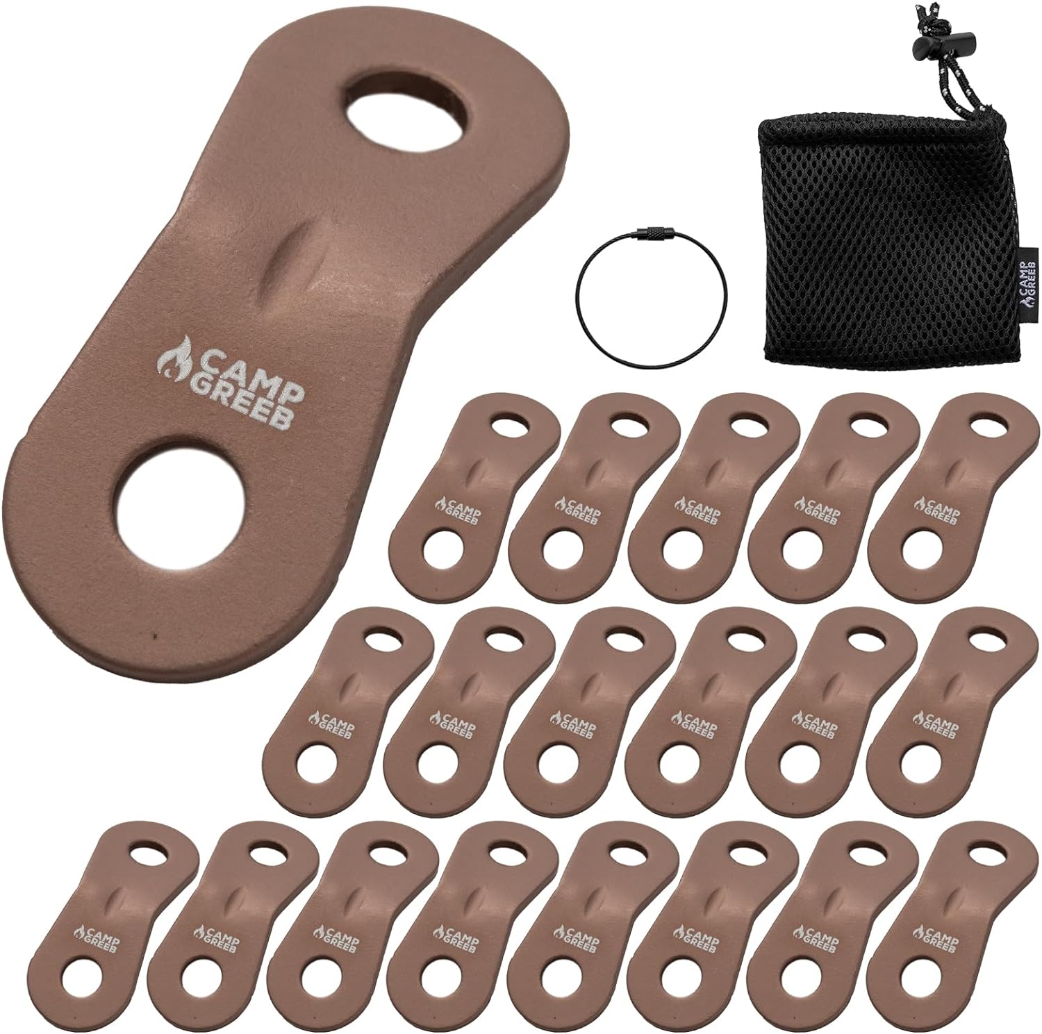 CAMP GREEB（キャンプグリーブ） 正規品 自在金具 20個セット