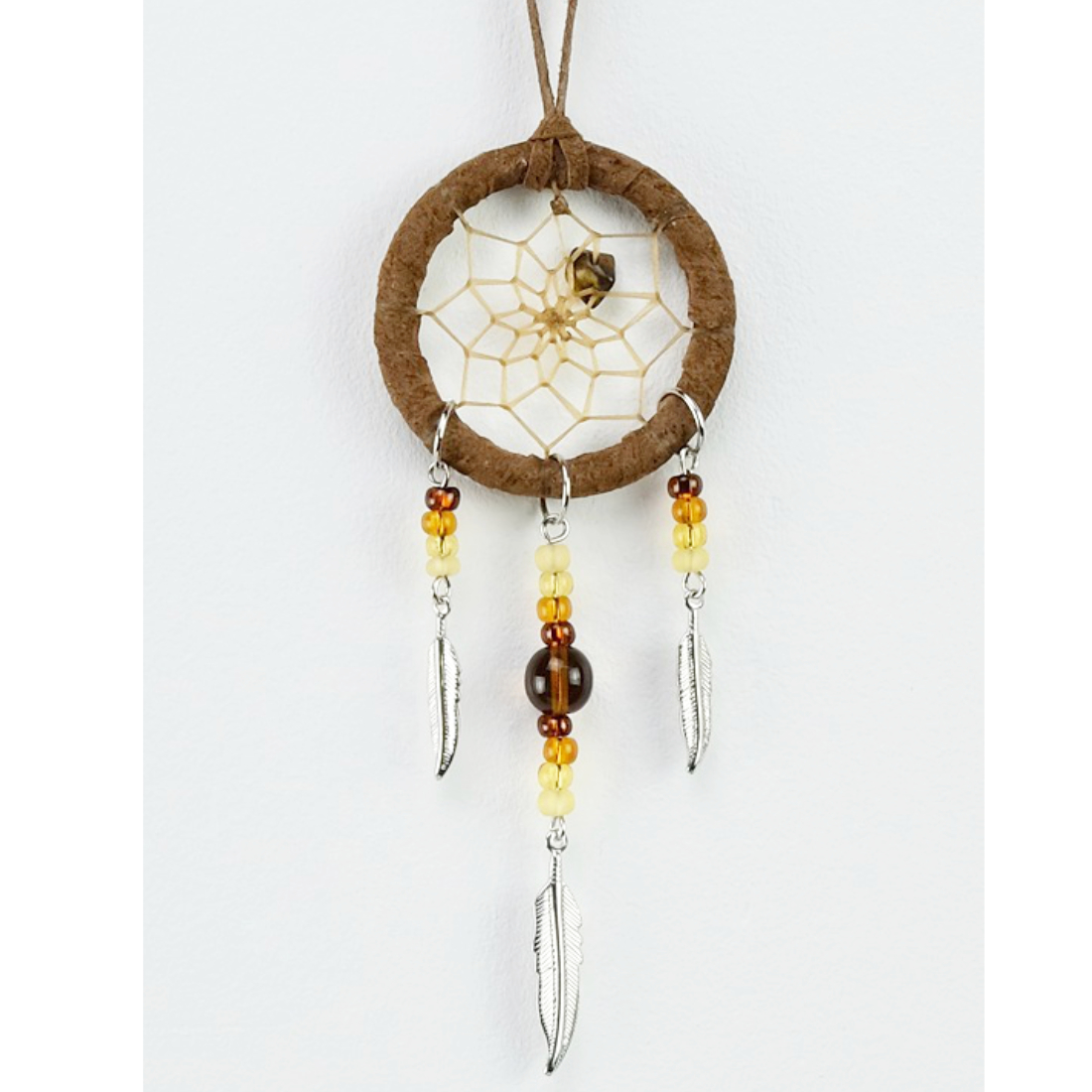ドリームキャッチャー 本物 オジブア族 インディアン ハンドメイド 1.5