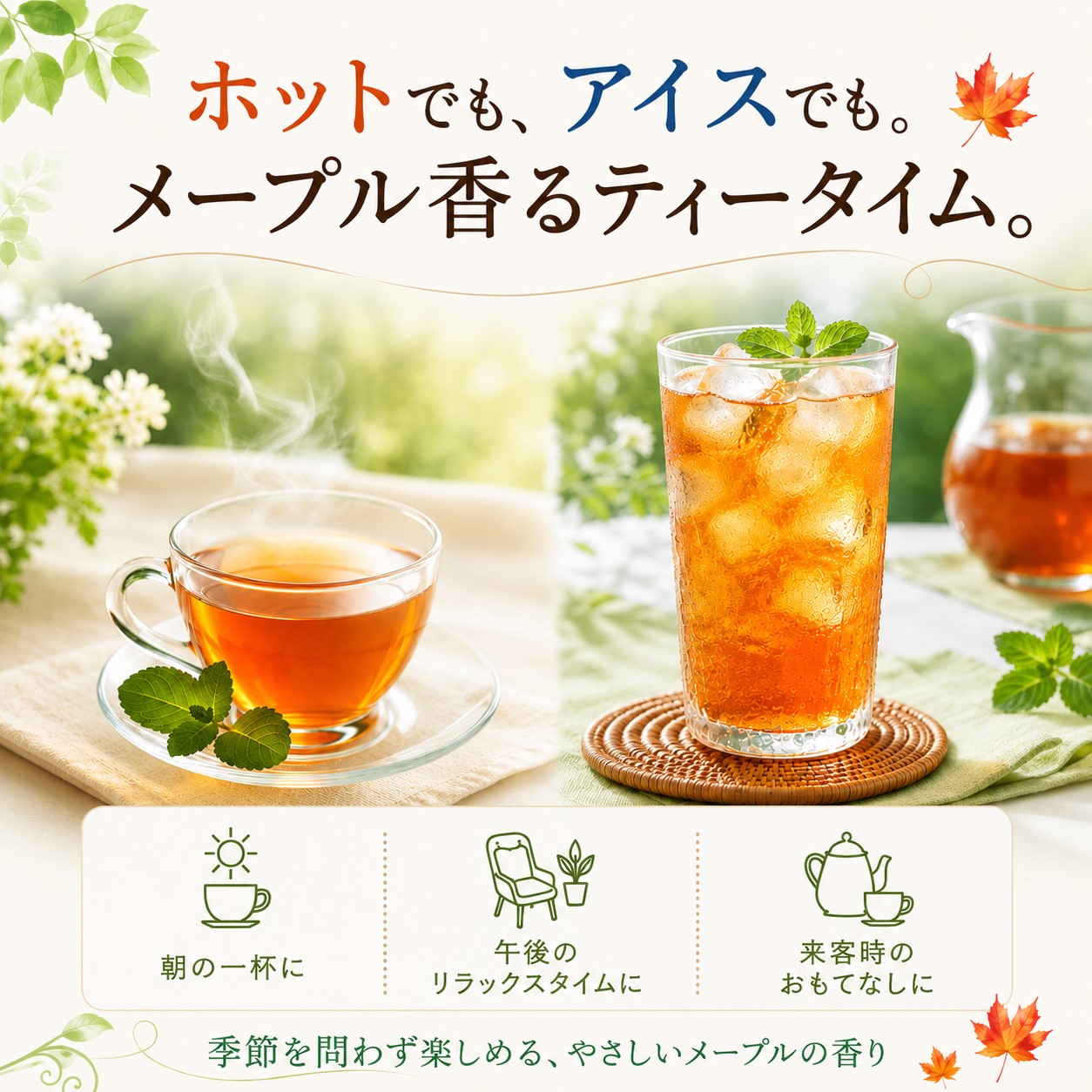 メープル 紅茶 メイプルティー 15袋入り 単品 ピラミッド型ティー