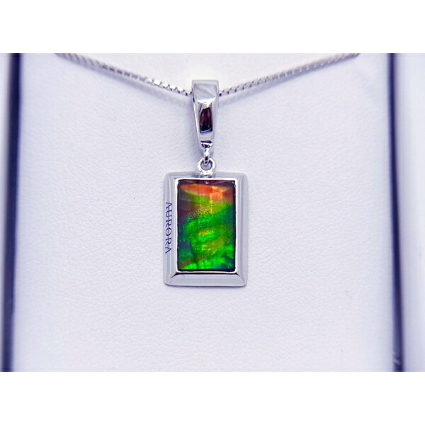 AURORA AMMOLITE オーロラジュエリー アンモライト ペンダント-