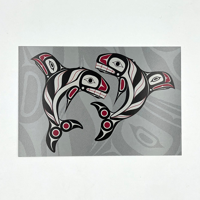 ポストカード ネイティブアート イラスト デザイン カナダ 先住民 