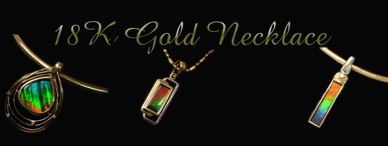 カナダ の 稀少 な 化石 宝石 アンモライト 【 K14 ホワイトゴールド