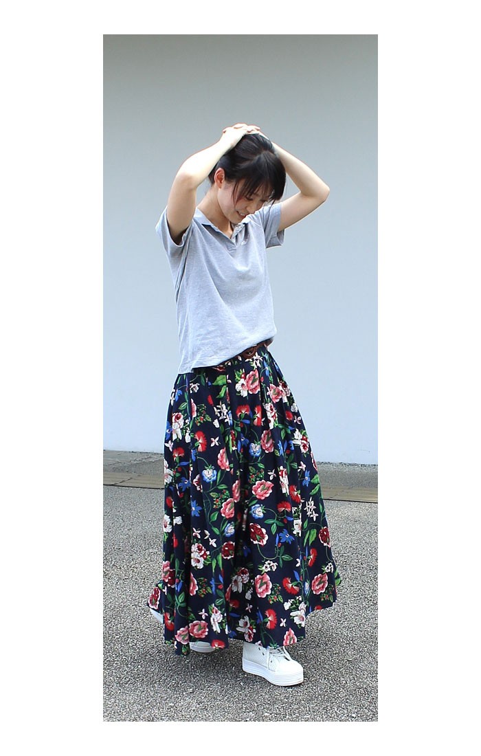 スカート T 大人百花 掲載】マイクロタフタ タックスカート(スカート)｜TO BE CHIC