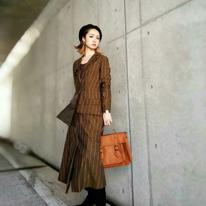 sihemmingshop オリジナル ワンピース コート ブラウン 羽織 Amazon.co