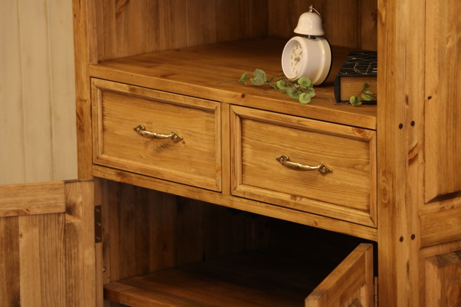 2チェスト オープン クラシック キャビネット W800 オーダー家具