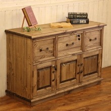 3チェスト クラシック キャビネット 鍵付き W1100 オーダー家具 選べる