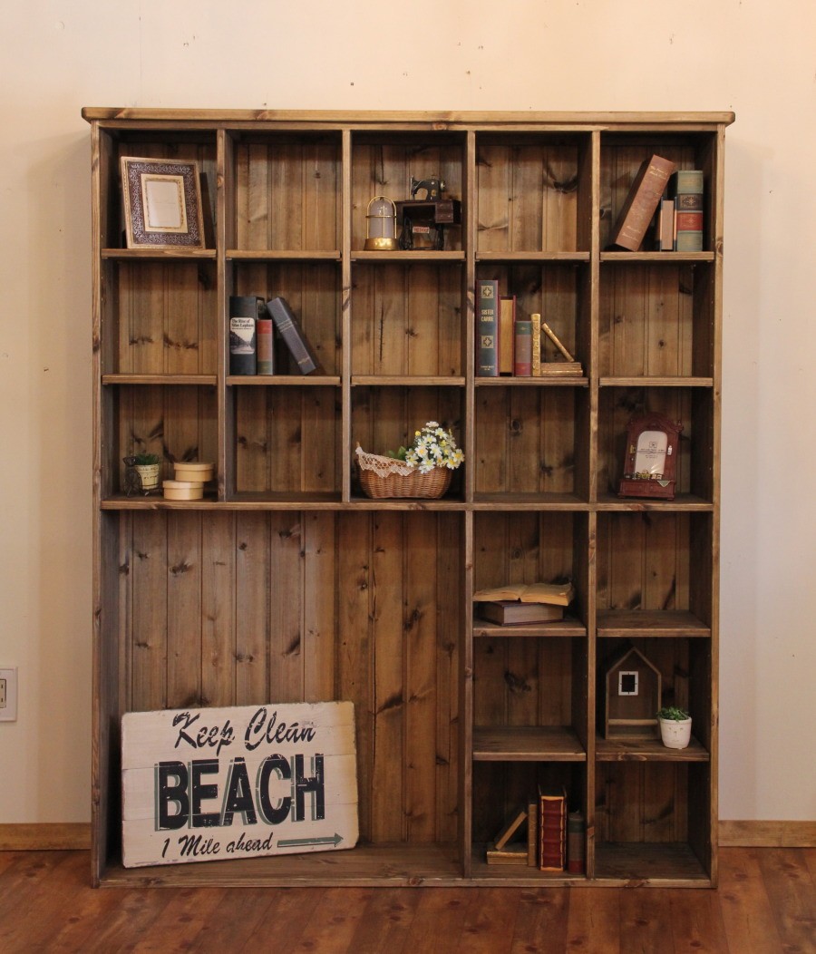 キャビネット　カントリー家具　棚 オープン キャビネット オーダーメイド カントリー家具 選べるカラー