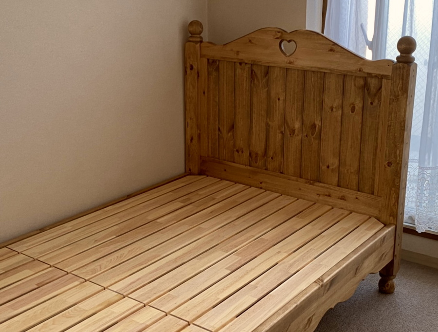 カントリー シングル ベッド 寝具 木製 無垢 北欧 パイン材 北欧パイン