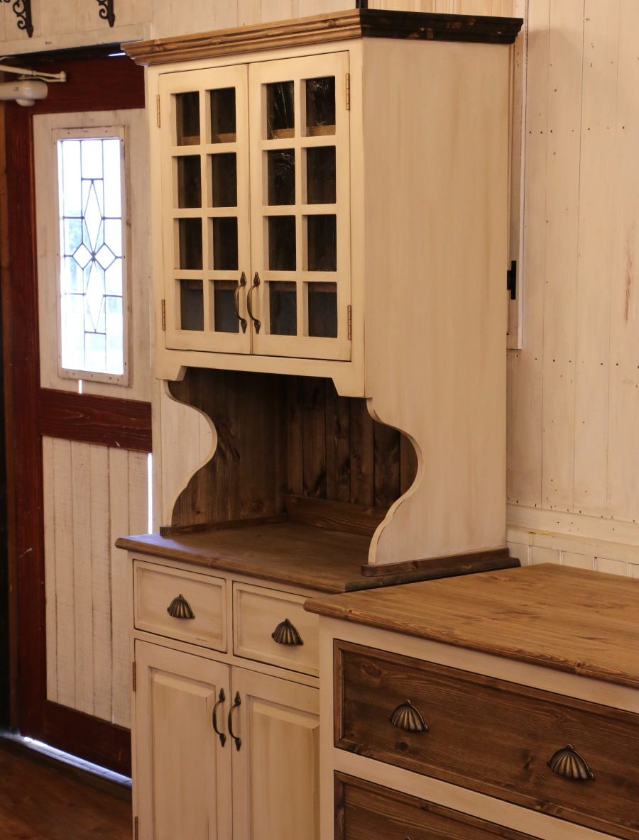 NC 2ガラスドア クラシック カップボード W800 オーダー家具 サイズ