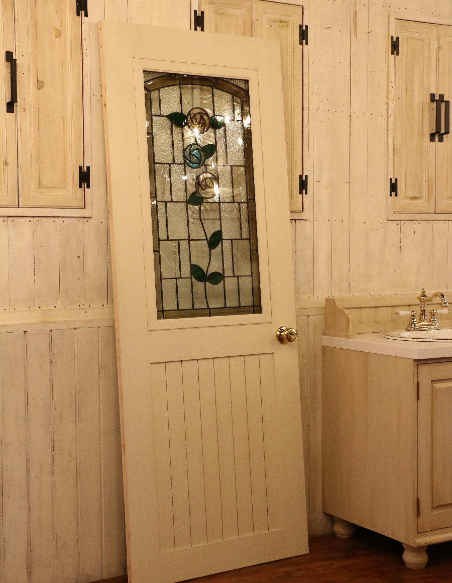ピュアステンドグラス 使用 】ドア カントリー オーダードア 室内用