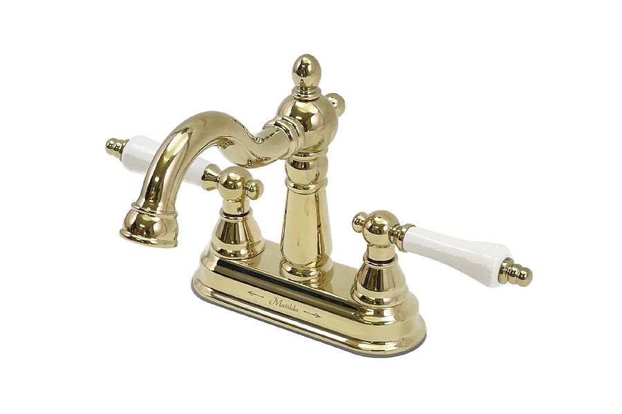 アンティーク風 輸入水栓 Hearden 洗面台 蛇口 混合水栓 洗面用