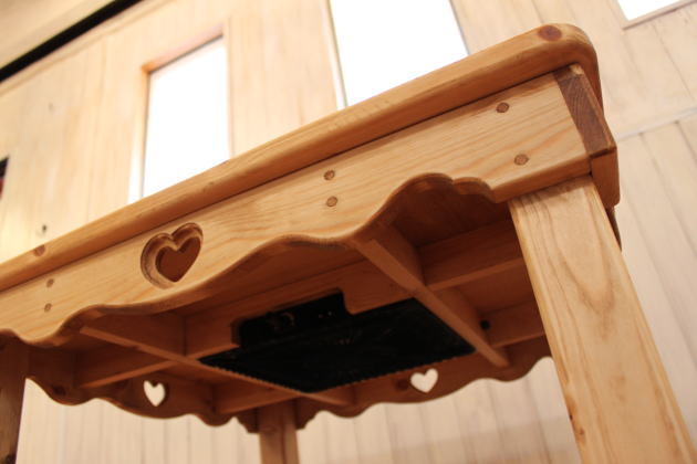 カントリー　こたつ　ローテーブル　ハート家具 カントリー家具 ローテーブル こたつ ハート