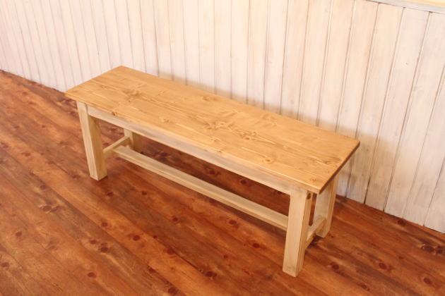 NC ベンチ 日本製 完成品 2人掛け 2人用 腰掛け ウッドベンチ