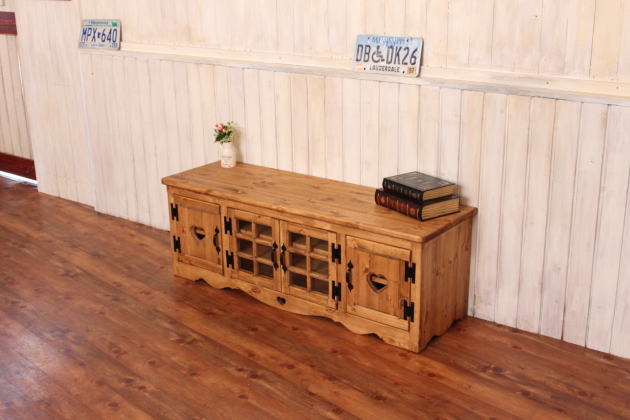 テレビ台 幅130 サイズオーダー 手作り 木 木製 北欧 無垢 パイン材