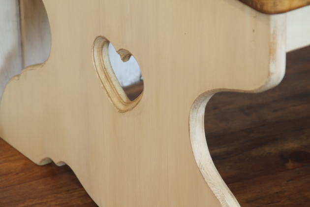 木製 ローテーブル カントリー風 ハートデザイン 北欧風 隠し天板 木製 ローテーブル カントリー風 ハートデザイン 北欧風 隠し天板