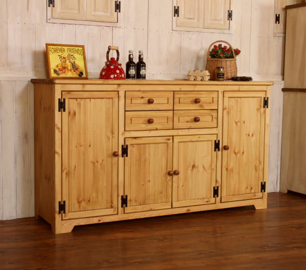 4チェスト シンプル ワイド キャビネット オーダーメイド カントリー