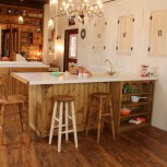 カントリー キッチン 16 Ｗ2310 オーダー家具 サイズ変更可能 北欧 無垢 木製 パイン材 収納 人造大理石 天板 セラミックトップ - 13