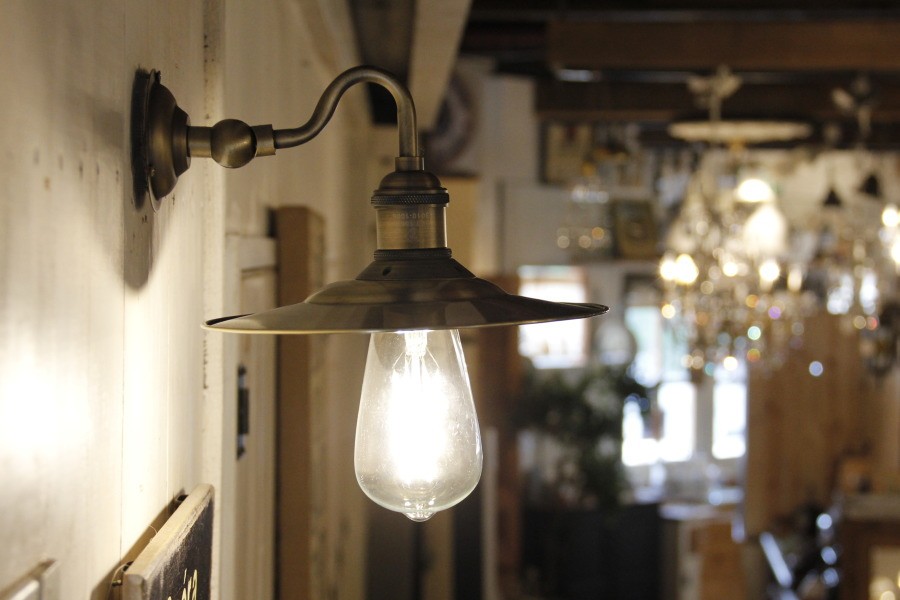 レトロ型 エジソン型 LED付き】ブラケット ウォールライト ランプ 間接