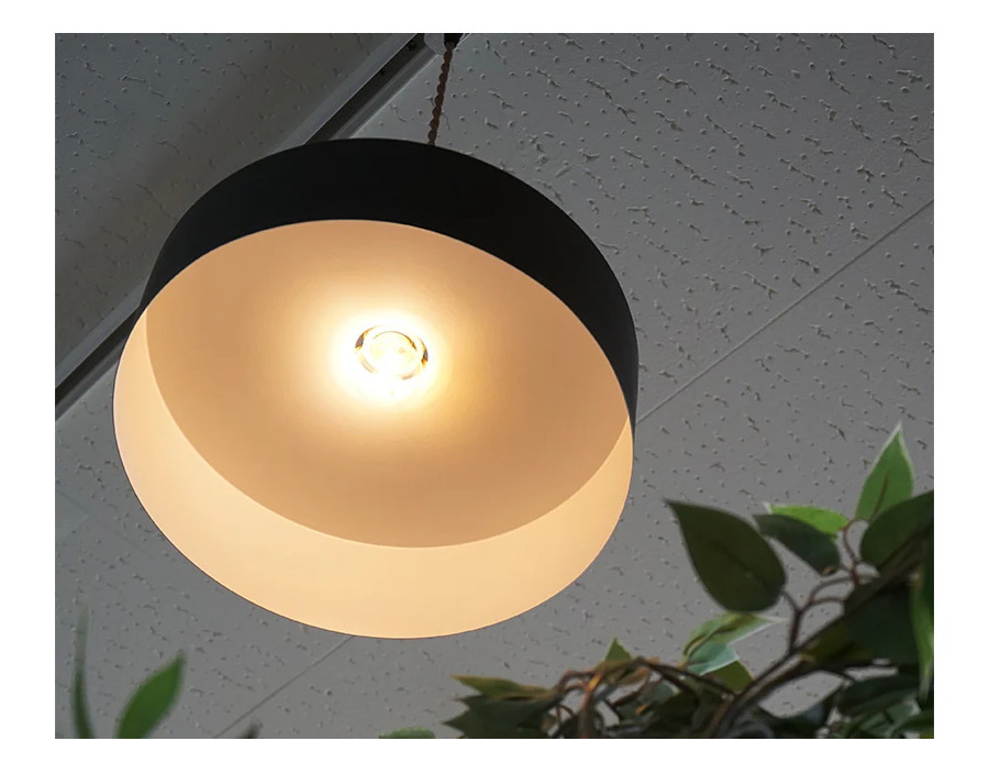 LED電球付き】1灯 アイアンシェードペンダントランプ イエン 真鍮