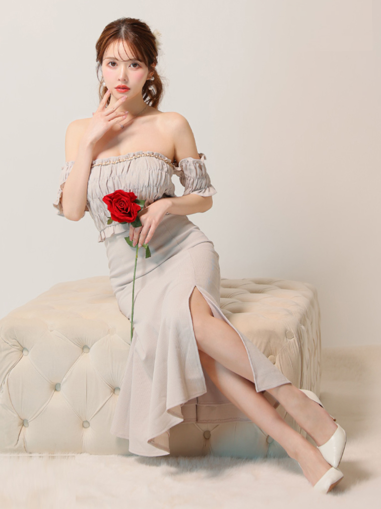 ディアバイローブドフルール　ロングドレス 楽天市場】【新色追加】【再入荷】【DEA. by ROBE de FLEURS