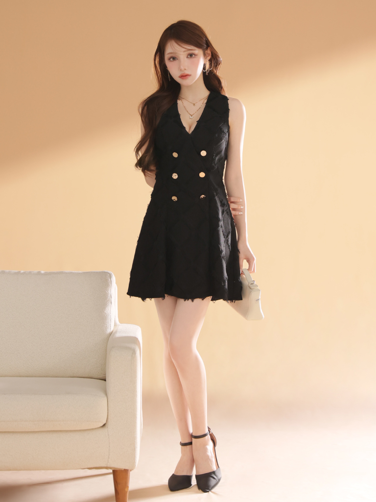 DEA. by ROBE de FLEURS/ディアバイローブドフルール】ダブルボタン