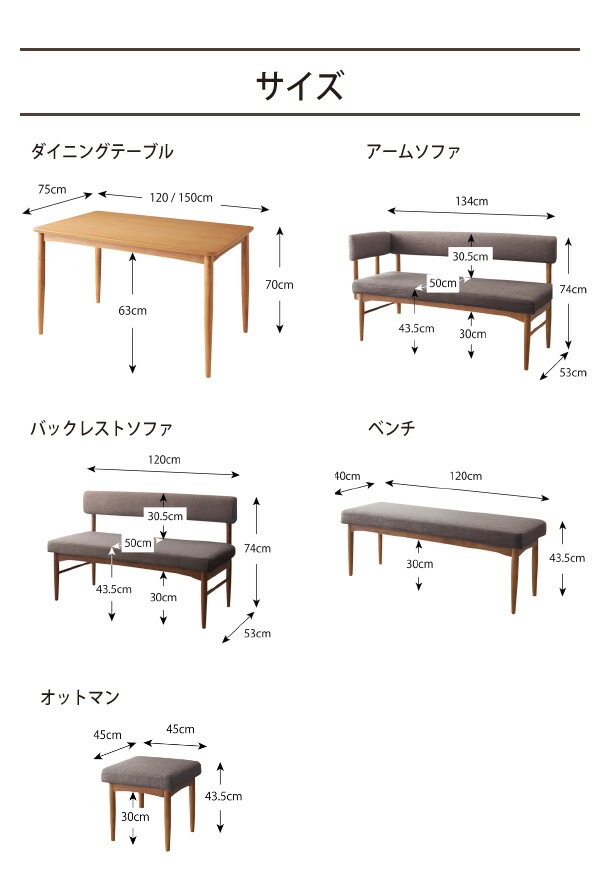 ダイニングテーブル ダイニング リビングダイニングシリーズ ダイニングテーブル単品 W150 組立設置付 :ck102393040600921:キャンディコムウェア