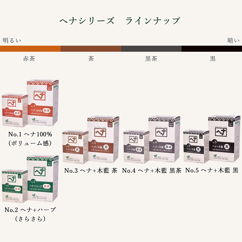 naiad（ナイアード） ヘナ＋木藍 黒茶/茶 400g (メール便送料無料