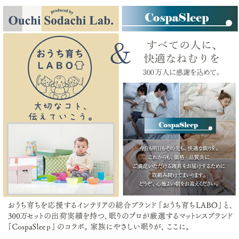 ベッド ロータイプ 連結 すのこ 天然木 ベッドフレーム ファミリーベッド 木製 宮付き コンセント付 すのこベッド マットレス付き シングル  WK200 (S＋S） |  | 18