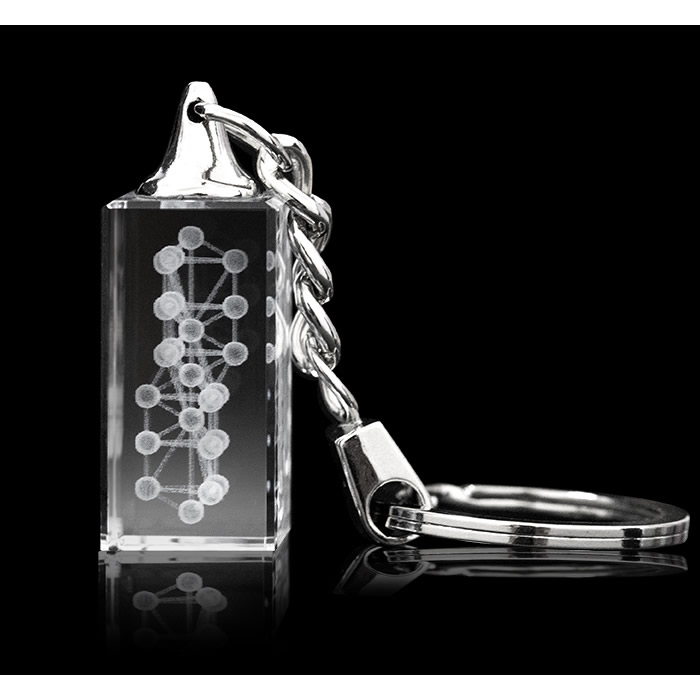 unica（ユニカ） 正規販売店 WDカバラ クリスタル キーホルダー (送料