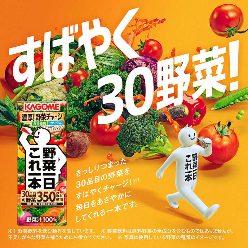 野菜一日これ一本 カゴメ 200ml×96本 (24本×4ケース) (送料無料