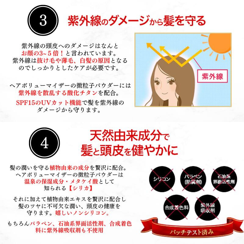 選べるおまけ付き ヘアボリューマイザー 2本セット (送料無料