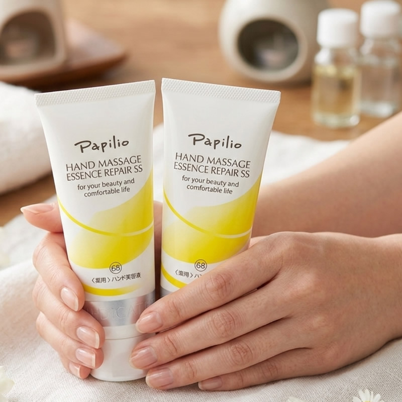 パピリオ ハンドマッサージエッセンスリペア 豪華セット Papilio（パピリオ） 薬用 ハンドマッサージエッセンスリペアSS 100g 3