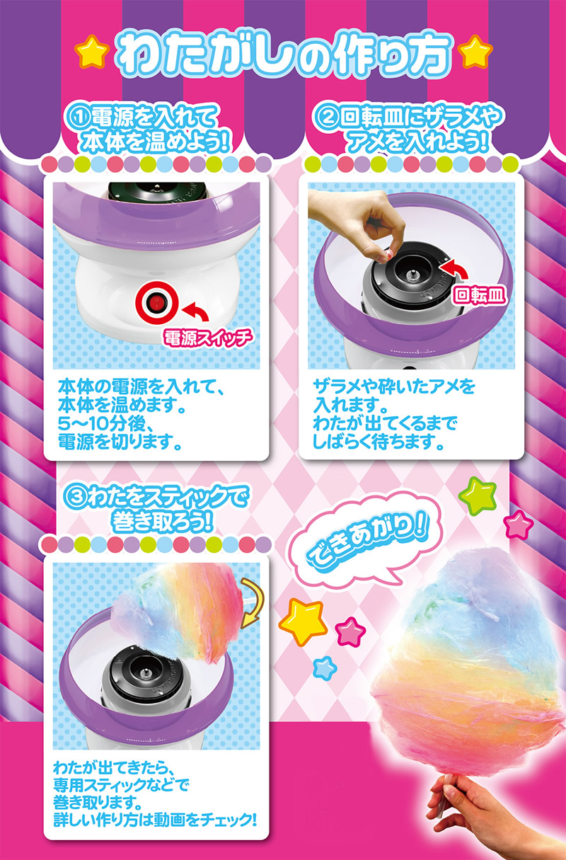 わたあめメーカー コットンキャンディファクトリー (送料無料