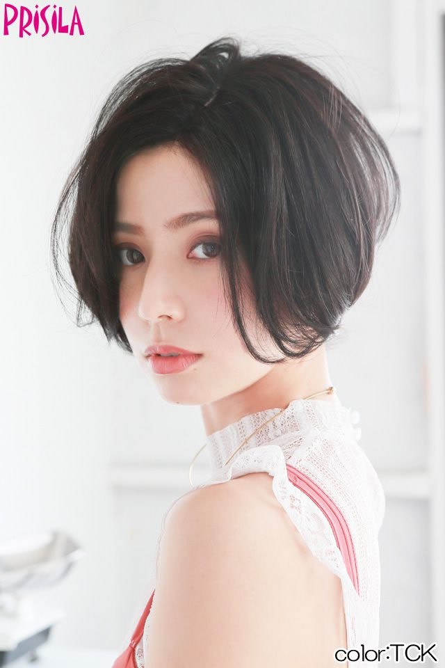 ウィッグ ショート ボブ プリシラ オールウィッグ ワンレン
