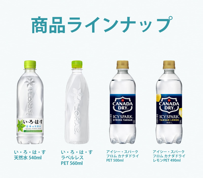 Coca Cola（コカコーラ） コカコーラ社 いろはす・無糖炭酸×24本 1