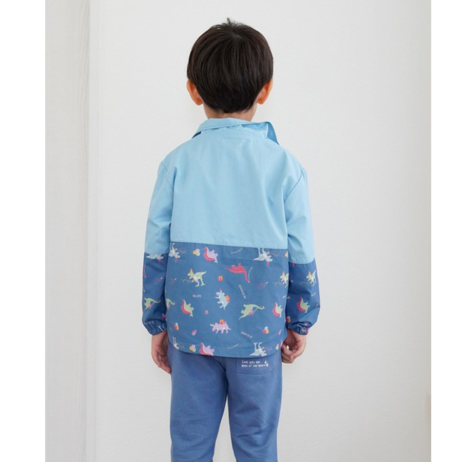エスケープ・切り替えウインドブレーカー（90cm-120cm)特急・電車・恐竜・子供服・キッズファッション・男の子（シシュノン/Si・Shu・Non/ SKAPE）のりもの | Si・Shu・Non | 06
