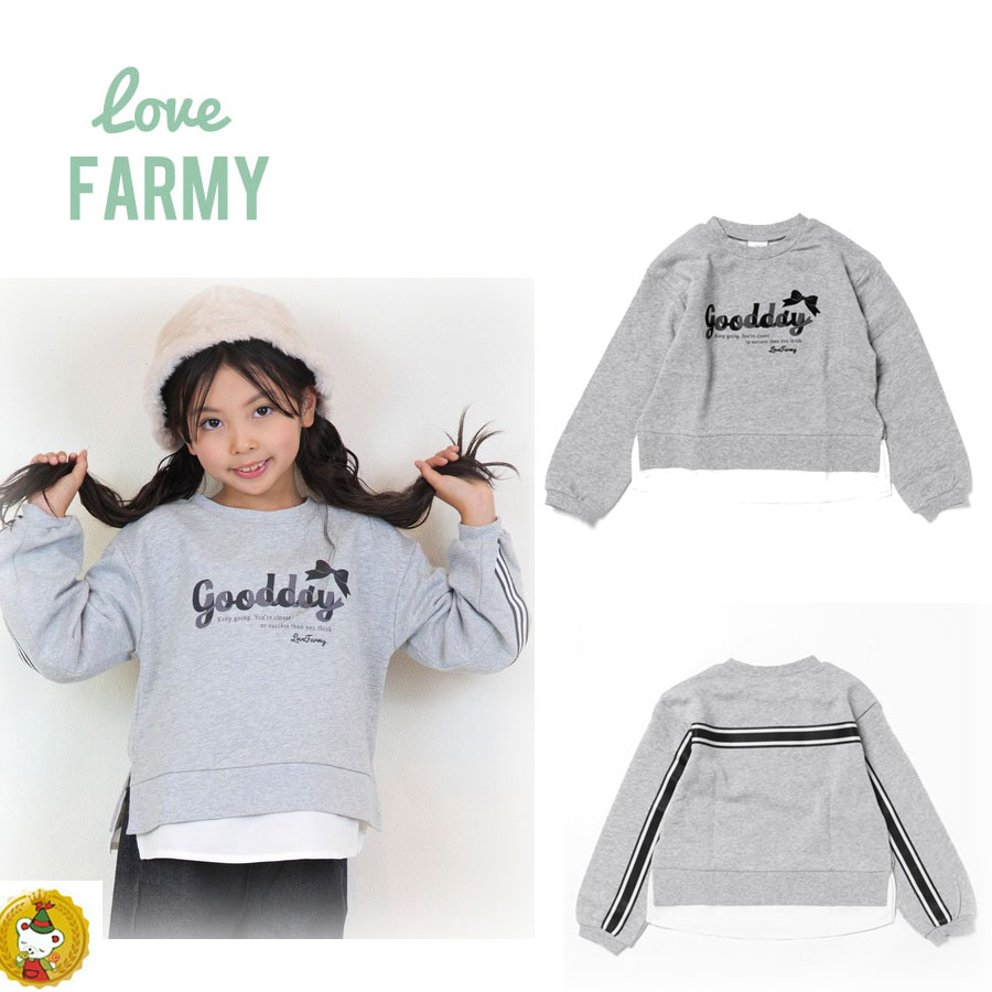 ラブファーミー・ウシロリボンパーカー（150cm)（love FARMY・シシュノン）女の子・子供服・ジュニアサイズ・ジュニアファッション・GIRLS | 