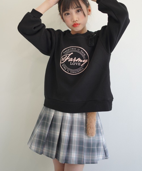 ラブファーミー・チャーム付きプリーツスカート 裏地インナーパンツ付き（150cm)（love FARMY・シシュノン）ジュニアサイズ・ジュニアファッション・GIRLS |  | 05