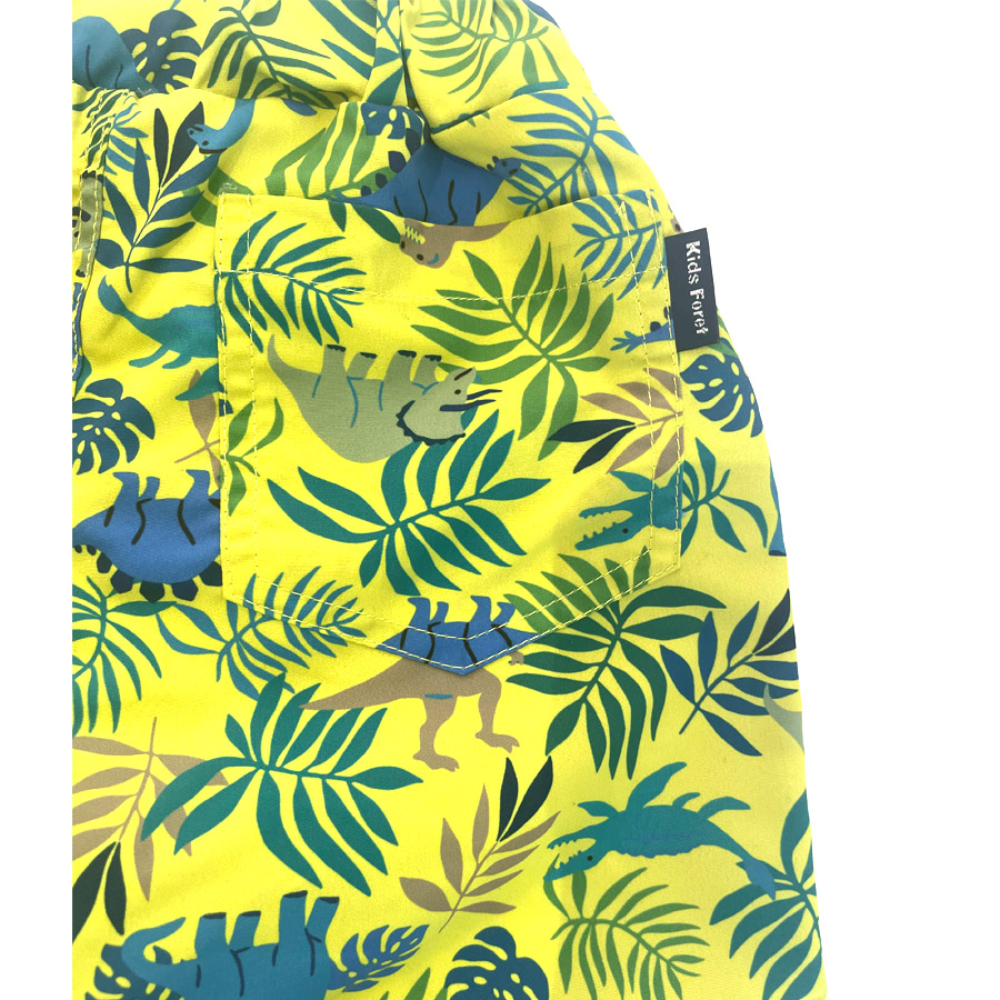 キッズフォーレ・KidsForlet・恐竜ボタニカル柄スイムパンツ（100cm-130cm)　水着　男の子　水泳・海 |  | 06