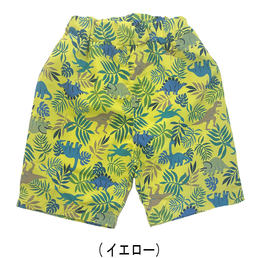 キッズフォーレ・KidsForlet・恐竜ボタニカル柄スイムパンツ（100cm-130cm)　水着　男の子　水泳・海 |  | 01