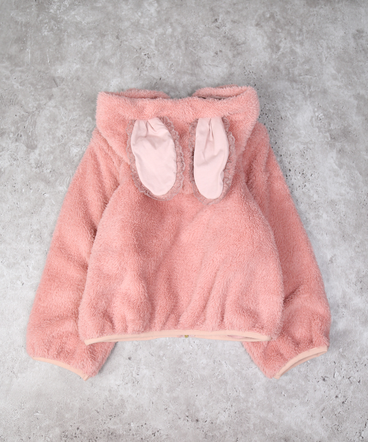 ラポシェビスキュイ・うさ耳ボアパーカー（90cm-130cm）キッズファッション・ナチュラル・子供服（La Poche biscuit） |  | 11